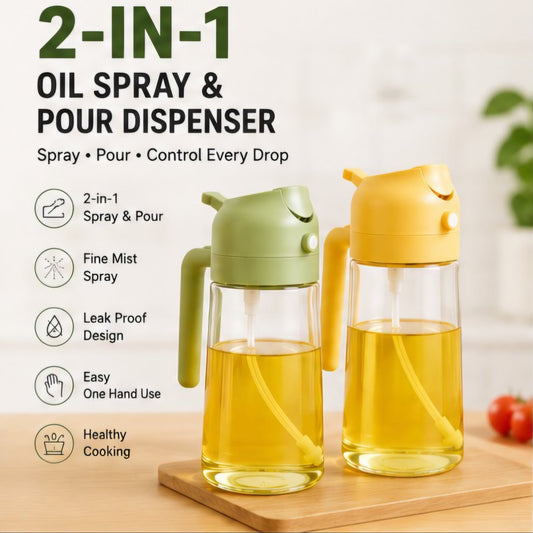 2 In 1 Oil Spray & Pour Dispenser