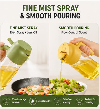 2 In 1 Oil Spray & Pour Dispenser