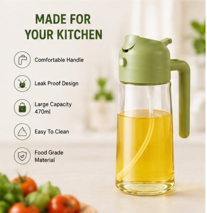 2 In 1 Oil Spray & Pour Dispenser
