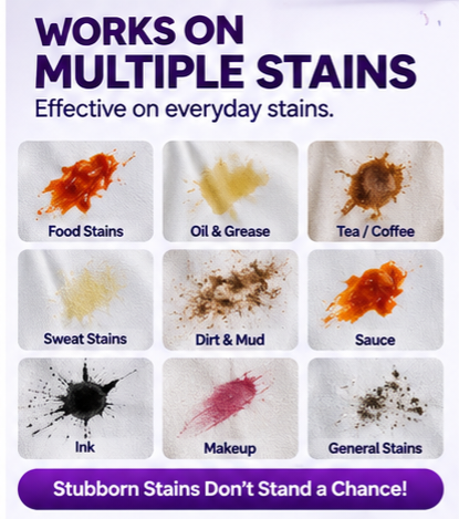 Fabric Stain Remover 120ml Each (Pack Of 2)